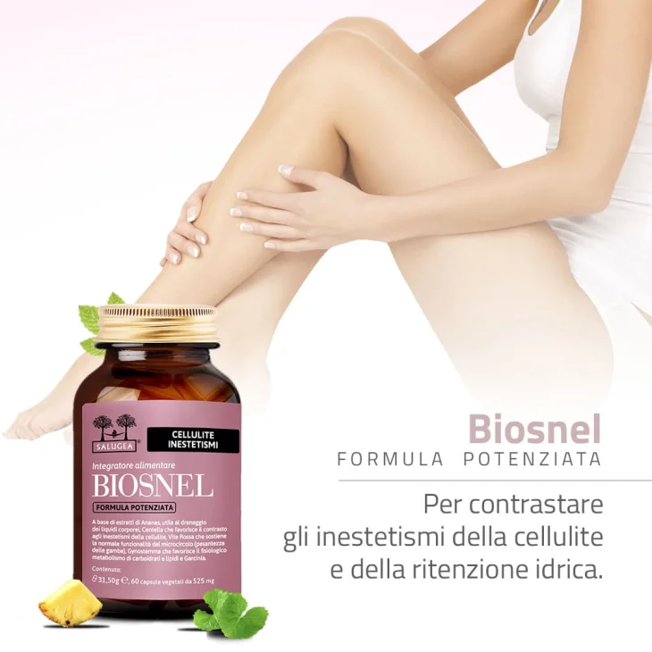 Salugea Biosnel Formula Potenziata Integratore Per Contrastare la Cellulite 60 capsule