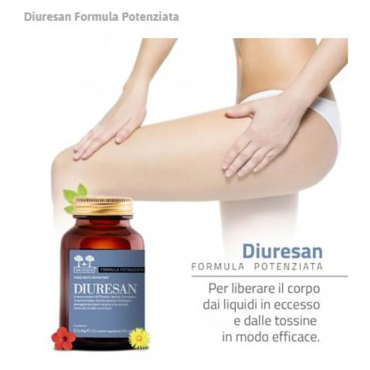 Salugea Diuresan Formula Potenziata Integratore Per Diuresi e Depurazione 60 capsule vegetali