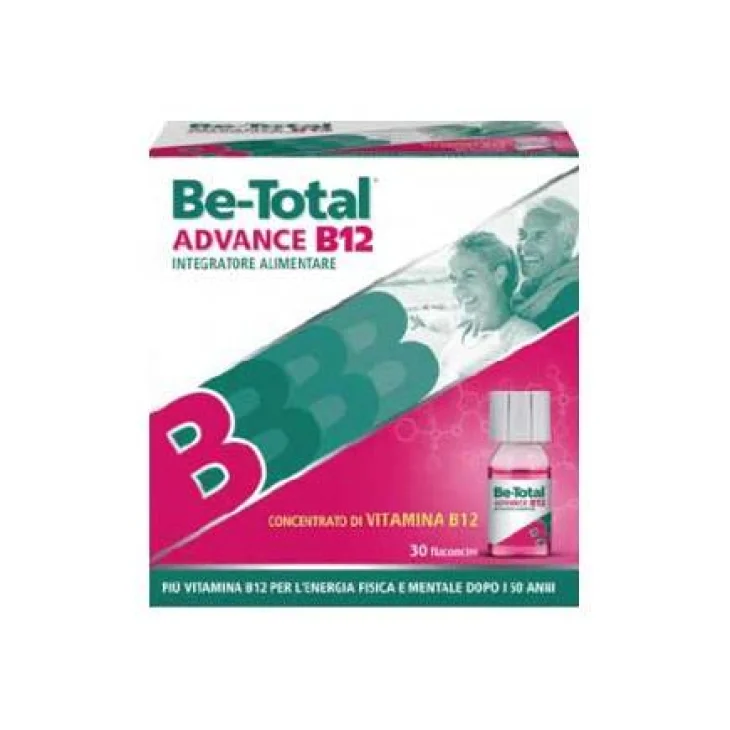 Be-Total Advance B12 Integratore per stanchezza fisica e mentale 30 flaconcini