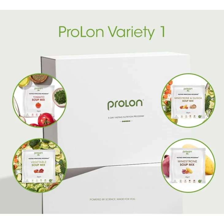 ProLon Mima Digiuno Programma Alimentare 5 Giorni Varietà 1