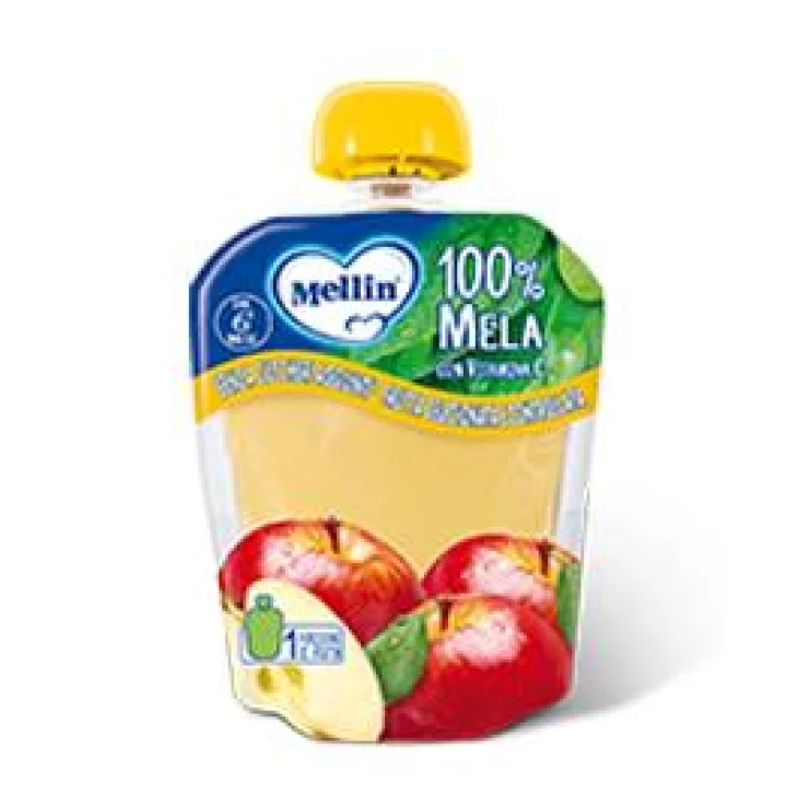 Mellin 100% Mela Merenda Pastorizzata Purea di Frutta