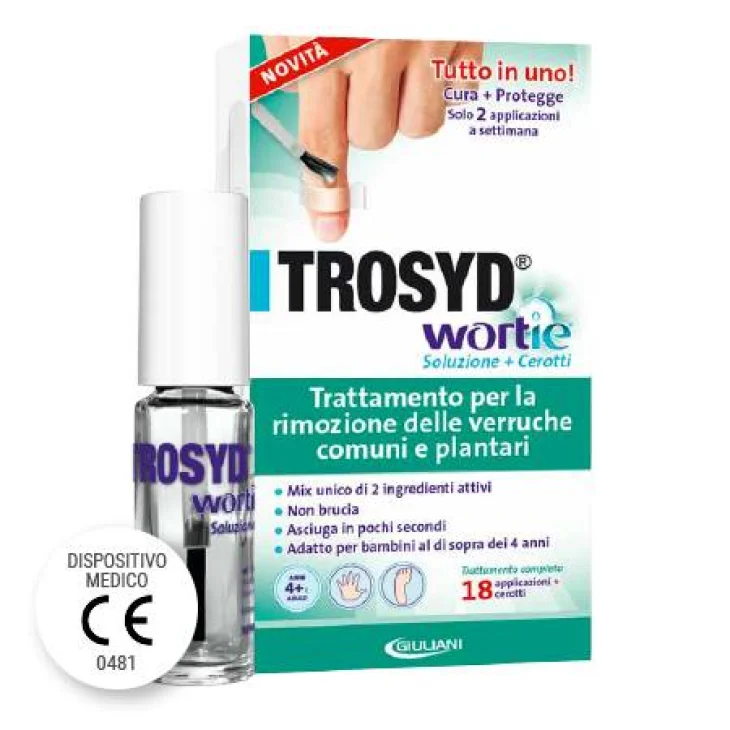 Trosyd Wortie Trattamento Verruche Soluzione + Cerotti