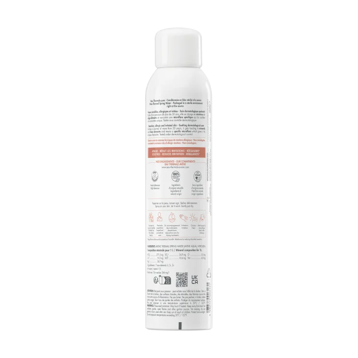 Avène Eau Thermale Acqua Termale Spray Lenitiva per pelle sensibile allergica e irritabile 300ml