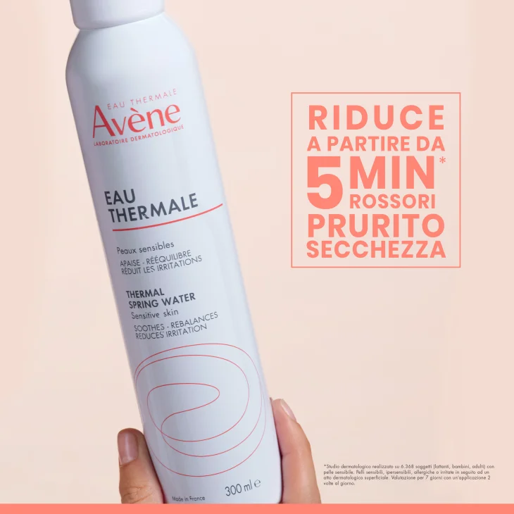 Avène Eau Thermale Acqua Termale Spray Lenitiva per pelle sensibile allergica e irritabile 300ml
