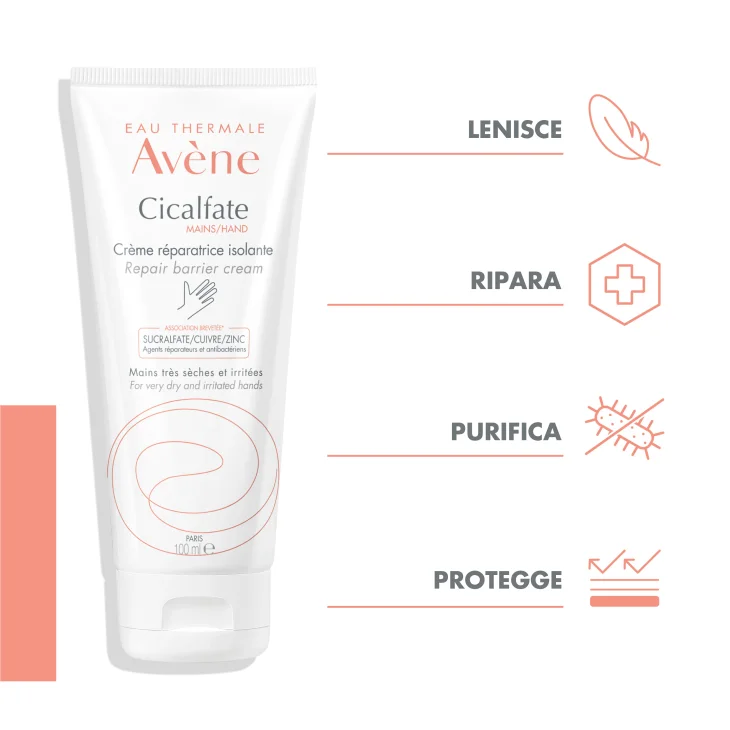 Avène Cicalfate Mani Crema Ristrutturante Barriera 100 ML Avène Cicalfate Mani Crema Ristrutturante Barriera 100 ML