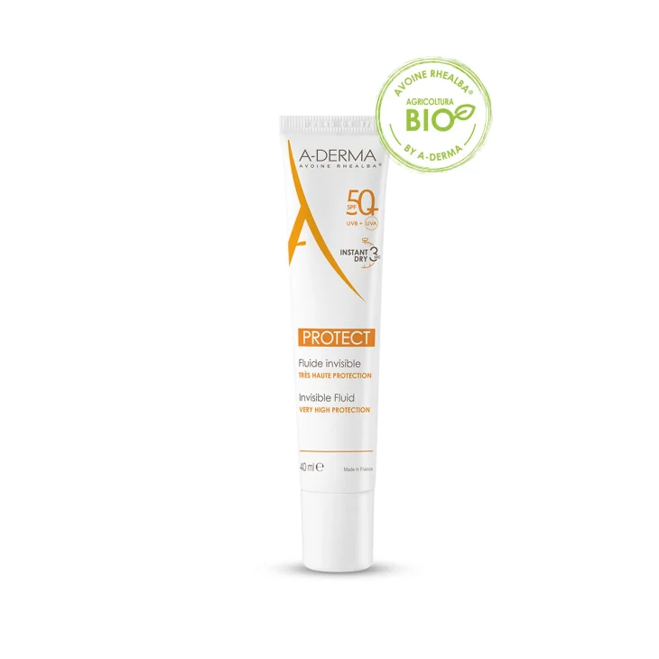 A-Derma Protect AC Fluido Opacizzante Protezione Solare Viso SPF 50+