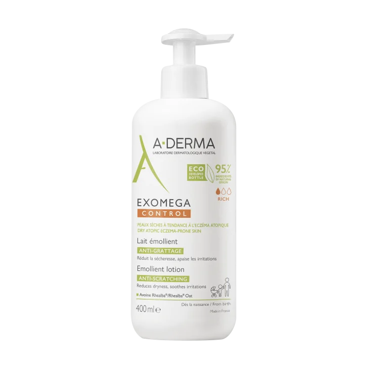 A-Derma Exomega Control Latte Emolliente Anti-Prurito 400 ml