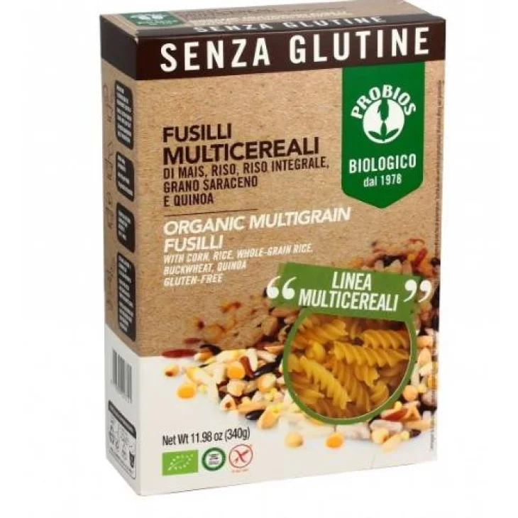 Probios Fusilli Multicereali senza glutine e biologici 340 g