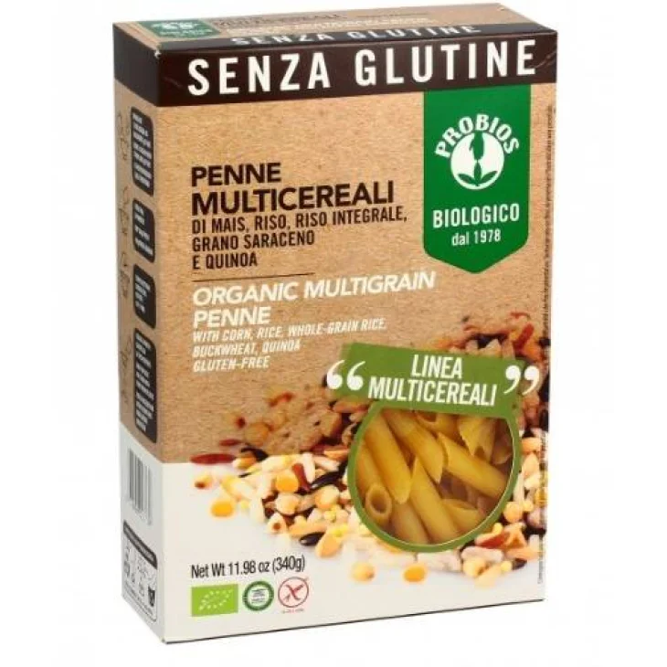Probios Penne Multicereali Senza Glutine e Biologica