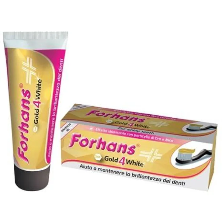 Forhans Gold4White Dentifricio 75 ml