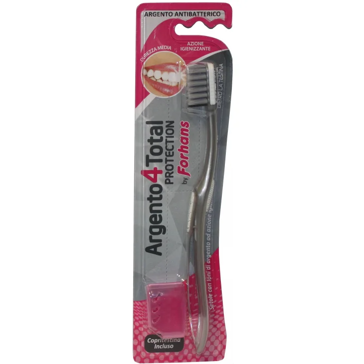 Forhans Silver4White Spazzolino con setole argentate 1 pezzo