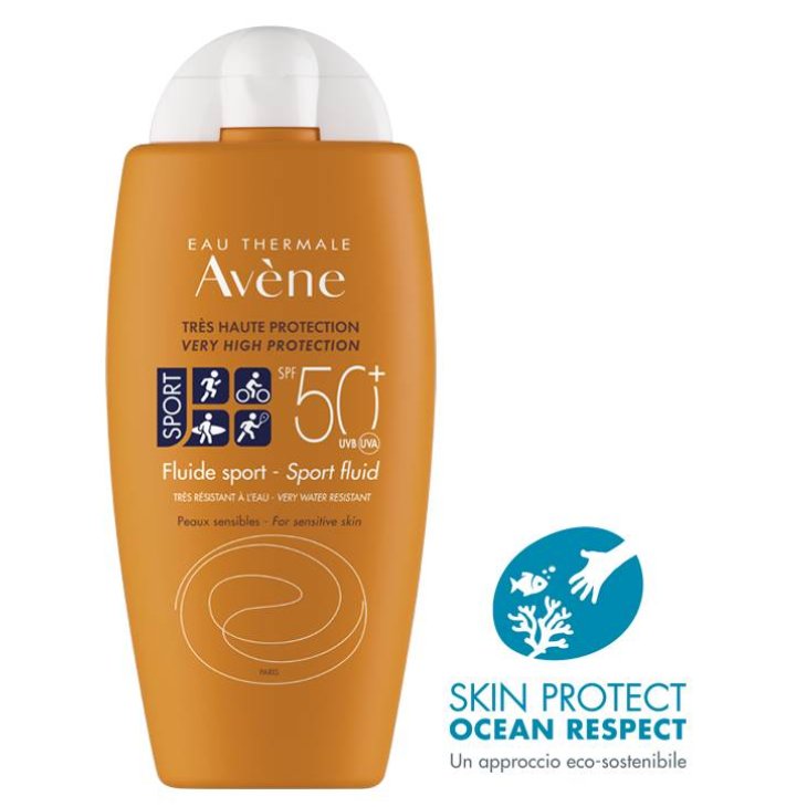 Avène Fluido Sport Solare Pelle Sensibile Protezione Solare Molto Alta SPF 50+
