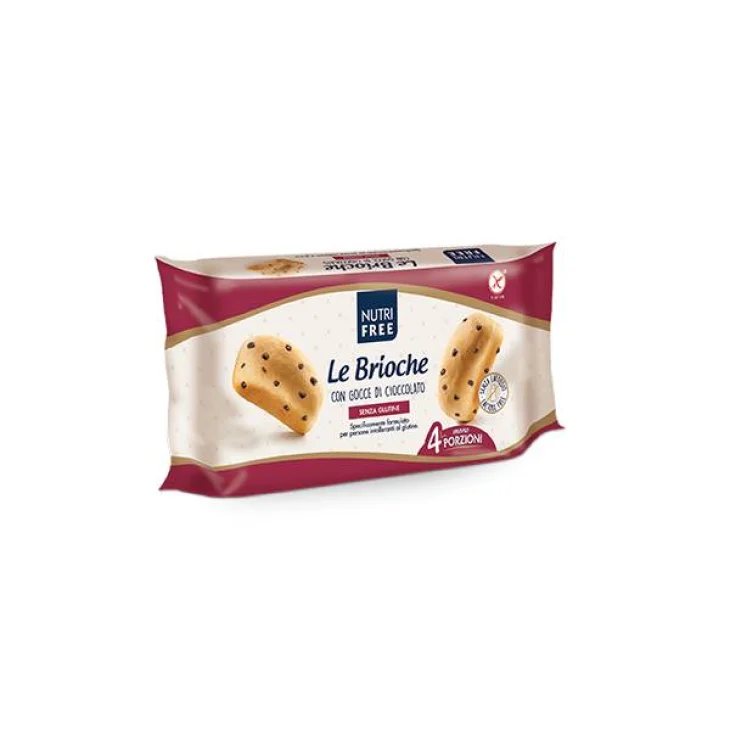 Nutri Free Brioche con Gocce di Cioccolato Prodotto senza lattosio e olio di palma 200 g