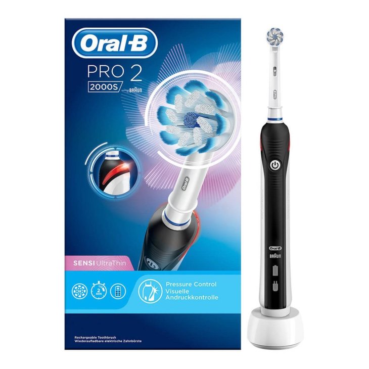 Braun Oral-B PRO 2 2000S Sensi Ultrathin Spazzolino Elettrico Ricaricabile