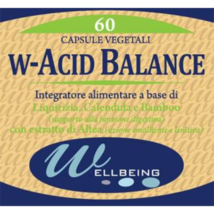 Wellbeing W-Acid Balance Integratore Per La Digestione