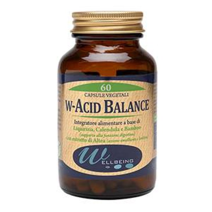 Wellbeing W-Acid Balance Integratore Per La Digestione