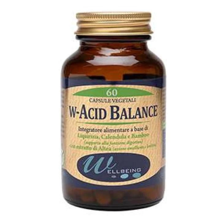 Wellbeing W-Acid Balance Integratore Per La Digestione