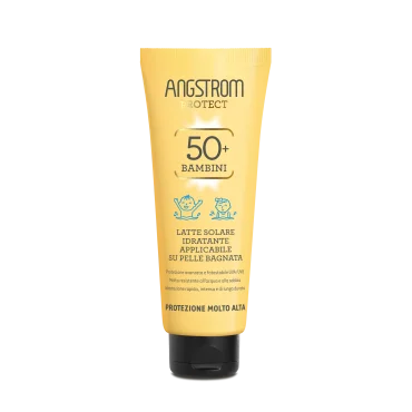 Angstrom Hydraxol Kids Pelle Bagnata Latte Solare Idratante Bambini 50+