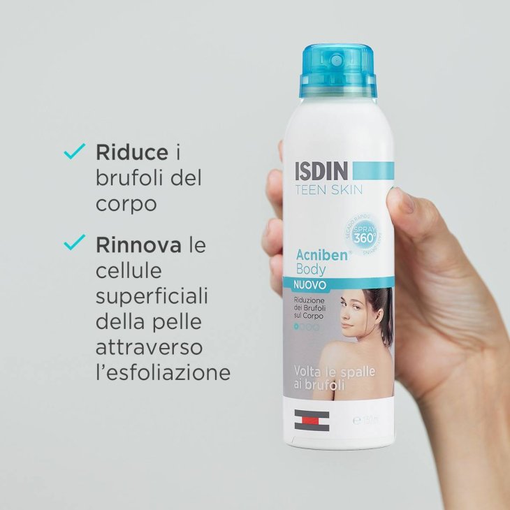 Isdin Acniben Body Spray Antiacne Brufoli sul Corpo 150 ml