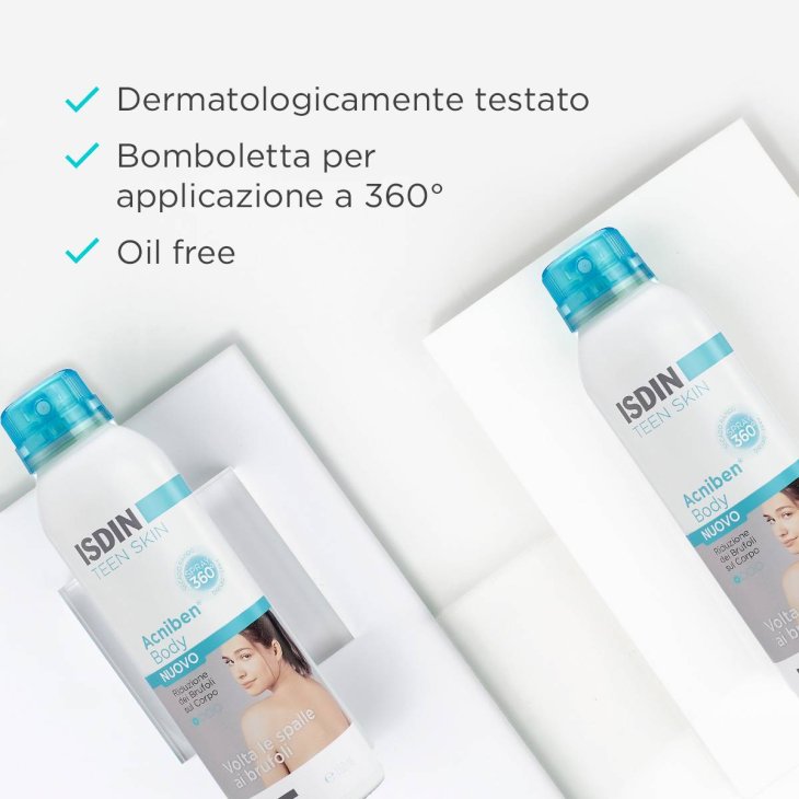 Isdin Acniben Body Spray Antiacne Brufoli sul Corpo 150 ml