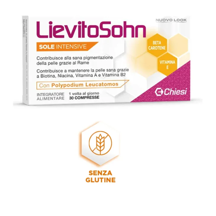 Lievitosohn Intensive Sole Integratore Solare 30 compresse Lievitosohn Intensive Sole Integratore Solare 30 compresse