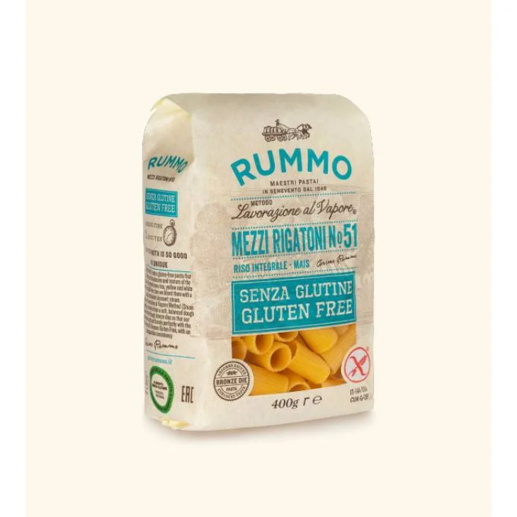 Rummo Mezzi Rigatoni Pasta Senza Glutine