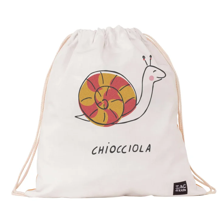 Zac 4 Kids Zaino Fantasia Chiocciola