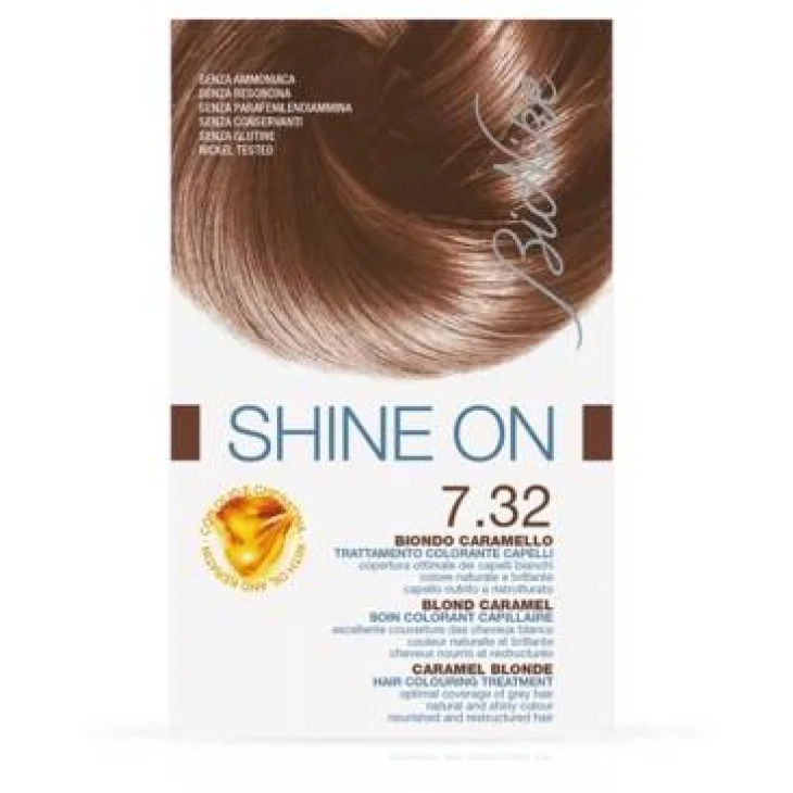 BioNike Shine On 7.32 Biondo Caramello Tinta per capelli