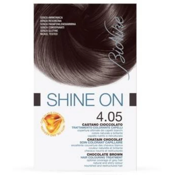 BioNike Shine On 4.05 Castano Cioccolato Tinta per capelli