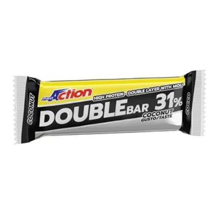 ProAction Double Bar 31% Barretta Proteica Gusto Cocco 60 g