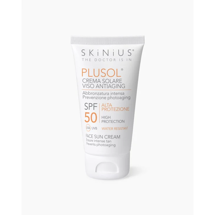 Skinius Plusol Crema Solare Viso Antiaging SPF 50 50 ml