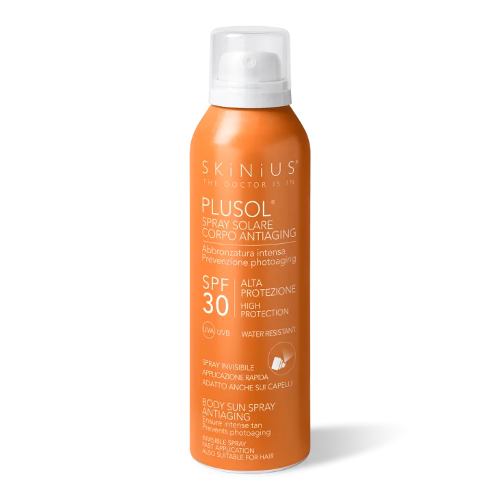 Skinius Plusol Spray Solare Corpo Antiaging SPF 30 150 ml