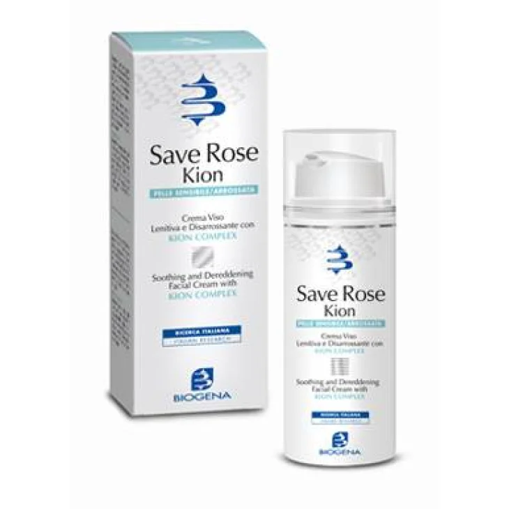 Biogena Save Rose Kion Crema Viso Lenitiva e Disarrossante