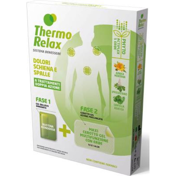 Thermo Relax Phyto Gel Dolore Schiena Spalle 6 Pezzi