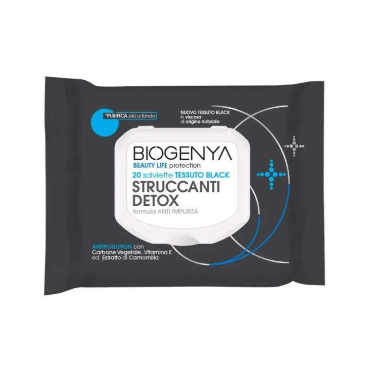 Biogenya Beauty Life Protection Salviette Struccanti Detox 20 Pezzi