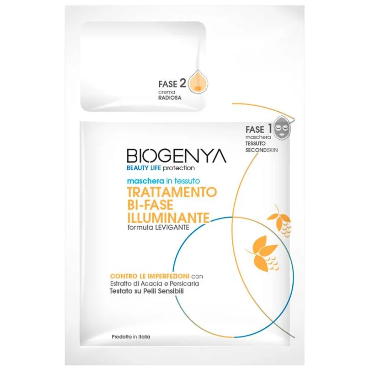 Biogenya Maschera Trattamento Illuminante Bi-Fase Effetto Levigante