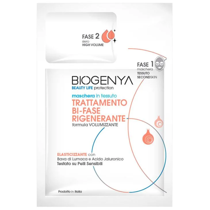 Biogenya Maschera Trattamento Rigenerante Bi-Fase Effetto Volumizzante