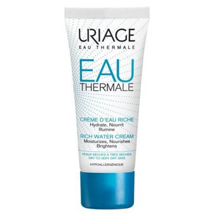 Uriage Eau Thermale Crema D'Acqua Ricca Idratante ed Illuminante 40 ml
