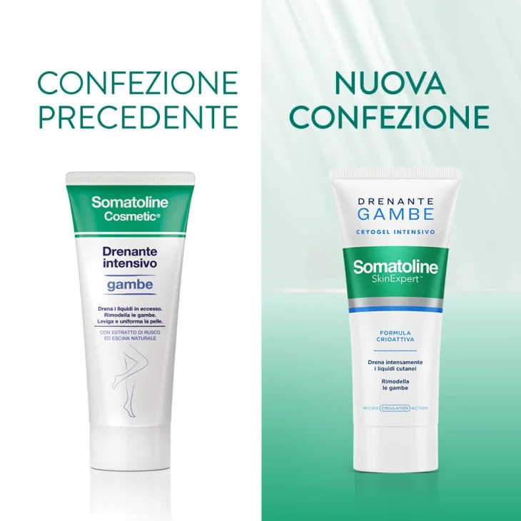 Somatoline Skin Expert Corpo Drenante Gambe Cryogel Intensivo 200 ml
