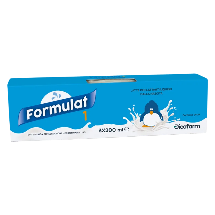 Formulat 1 Liquido Latte per Neonati 3 x 200 ml