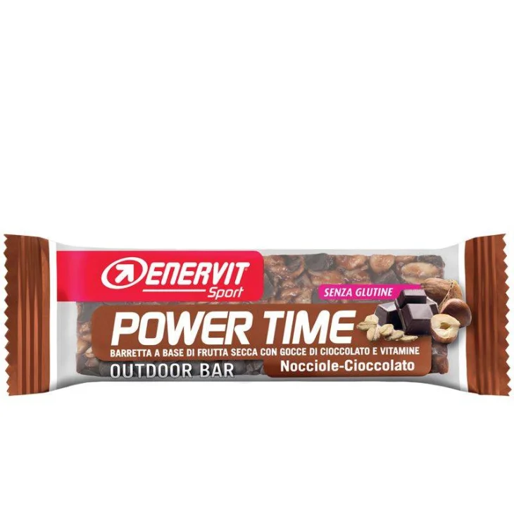 Enervit Power Time Barretta al Cioccolato e Nocciole 30 g