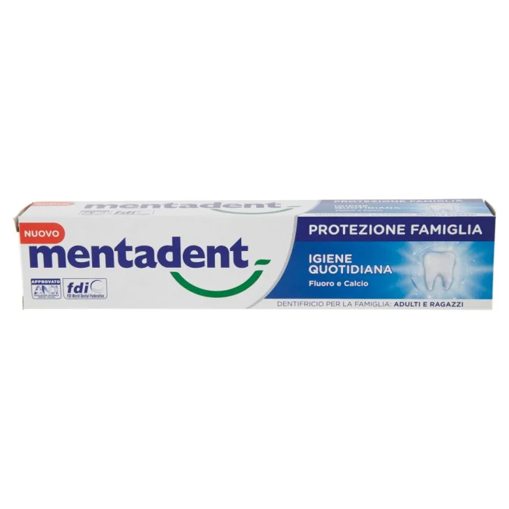 Mentadent Protezione Famiglia Dentifricio per igiene quotidiana 75 ml