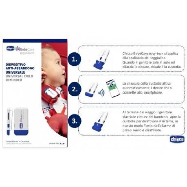 Chicco Bebè Care Easy-Tech Sistema Sicurezza