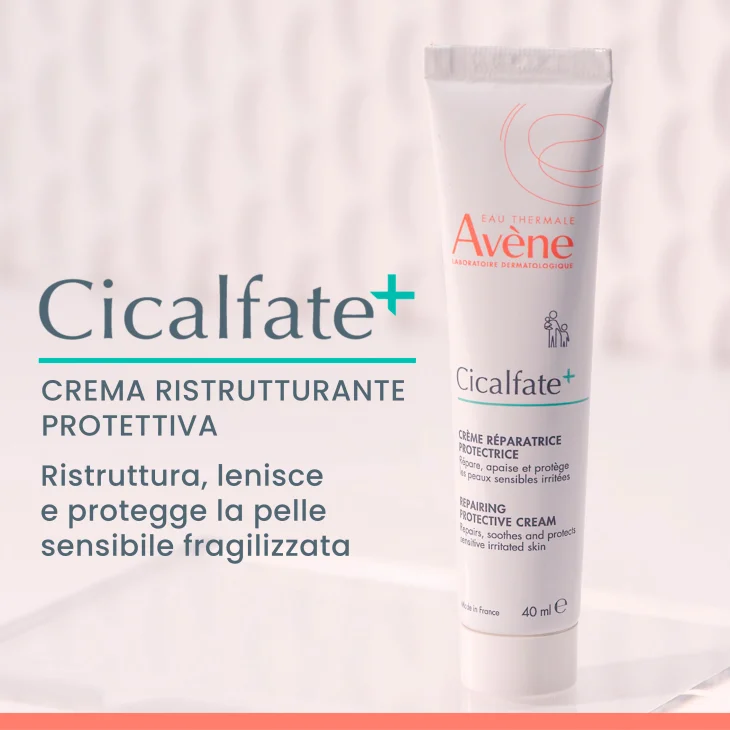 Av&egrave;ne Eau Thermale Cicalfate+ Crema Ristrutturante Protettiva per Pelle Fragilizzata 40 ml