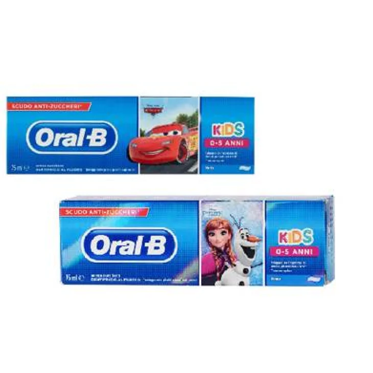 Oral B Kids Frozen&Cars Dentifricio 0-5 Anni 75 ml
