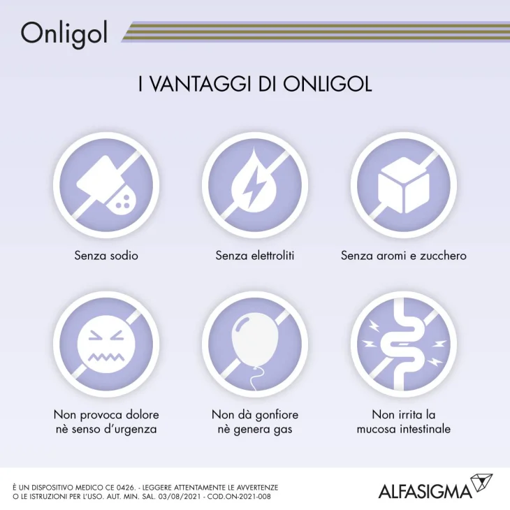 Onligol Macrogol 4000 Lassativo 20 Bustine