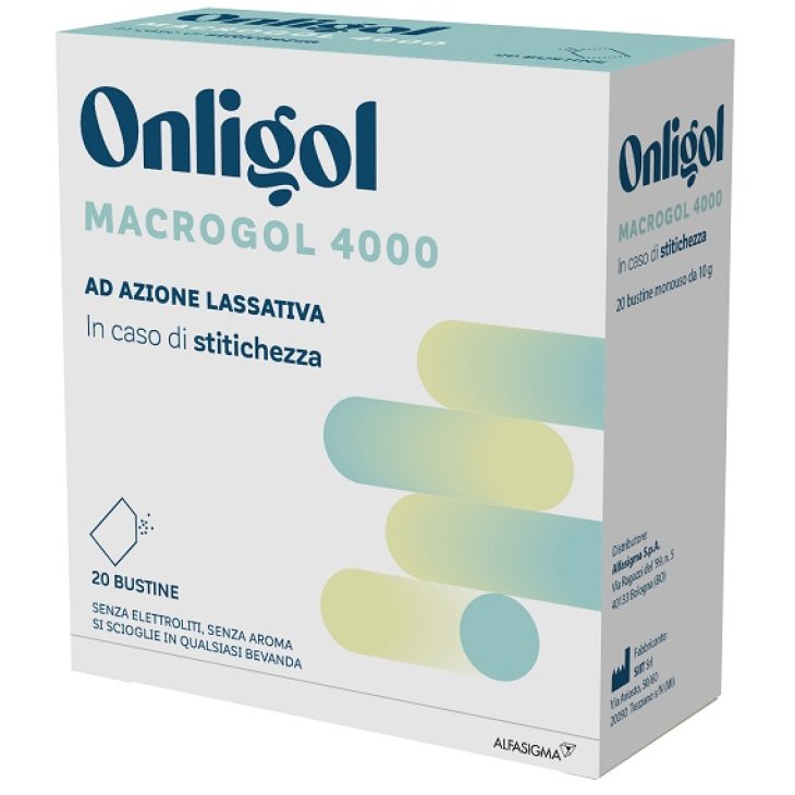 Onligol Macrogol 4000 Lassativo 20 Bustine