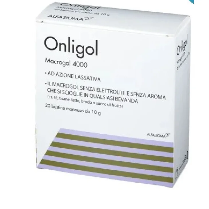 Onligol Macrogol 4000 Lassativo 20 Bustine