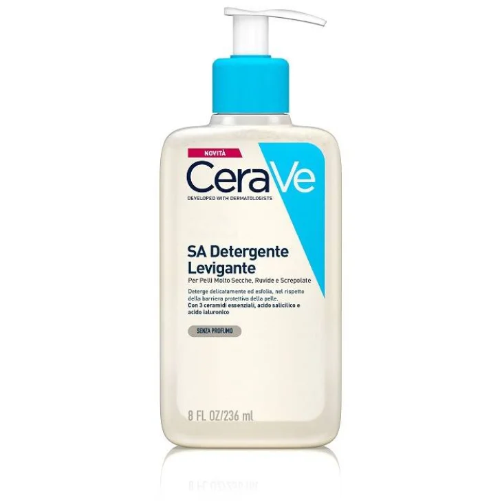 CeraVe SA Detergente Levigante Pelle Secca e Screpolata