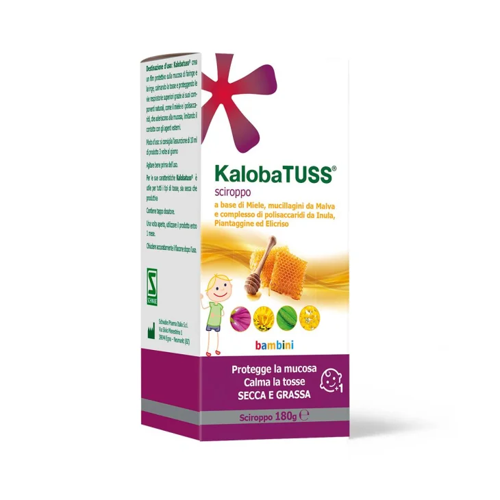 Kalobatuss Bambini Sciroppo Tosse Secca e Grassa